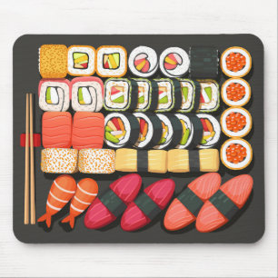 Sushi mouse pad, Japan food mouse pad