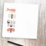 Sushi Nigiri Maki Roll Japanese Food Art Post-it Notes<br><div class="desc">Celebrate your love for sushi with these personalized Post-it sticky notes featuring a fun mix of hand-illustrated Japanese sushi icons. From maki to nigiri, the playful food motifs add a touch of joy to your notes. Perfect for students, sushi fans, or anyone who appreciates clever design and Japanese pop culture...</div>