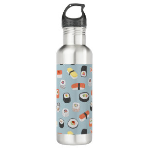 Sushi Nigiri Maki Roll Patterned 710 Ml Water Bottle