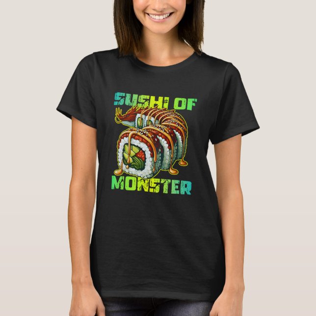 sushi of monster design T-Shirt (Front)