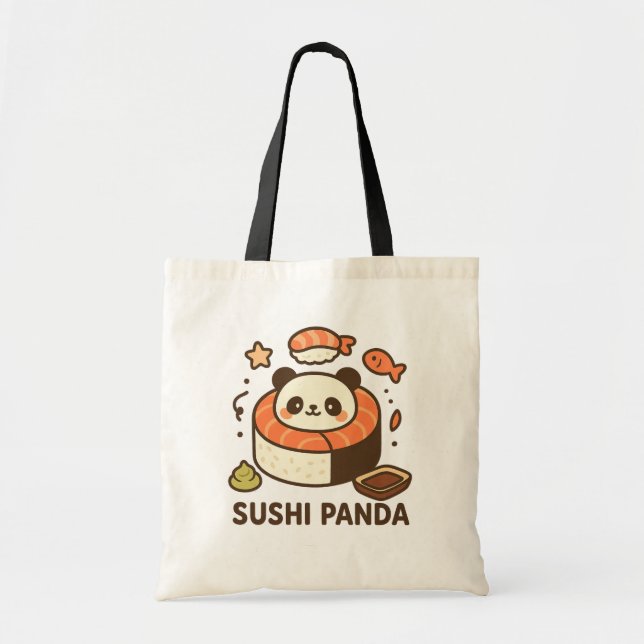Sushi Panda Tote Bag (Front)