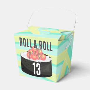 Sushi party favor box