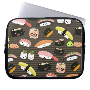 Sushi Party - Sushi Rolls, Sashimi, Wasabi, Ginger Laptop Sleeve