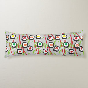 Sushi Pattern Body Pillow