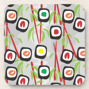 Sushi Pattern Coaster