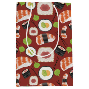 Sushi Pattern Medium Gift Bag