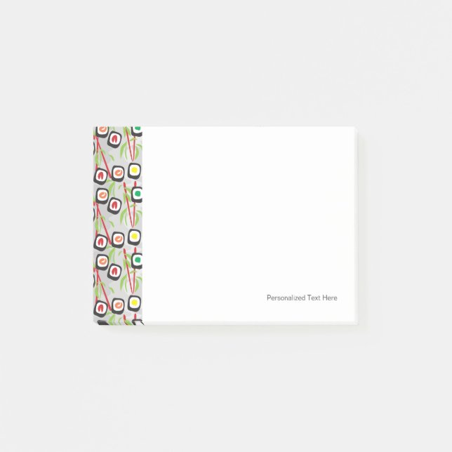 Sushi Pattern Post-it Notes (Front)