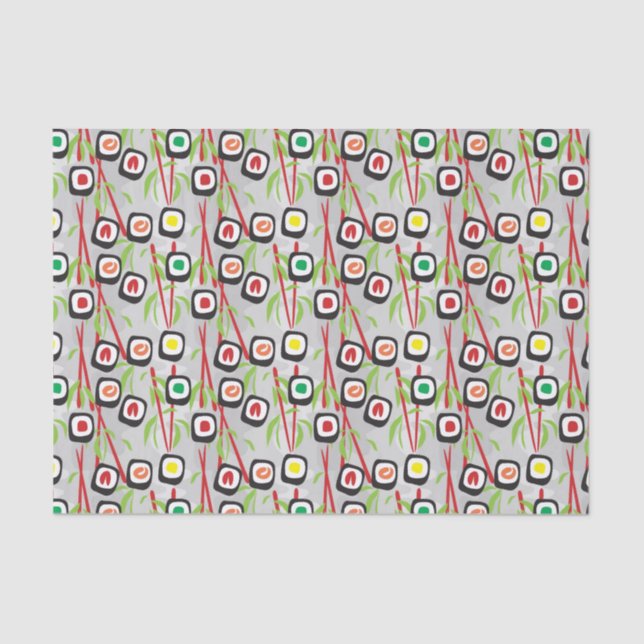 Sushi Pattern Tissue Paper (Front)