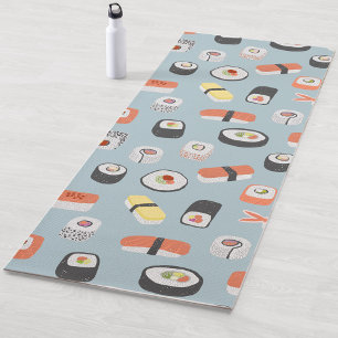 Sushi Pattern Yoga Mat