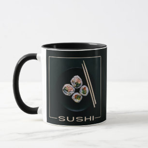 Sushi personnalisé monogramme tasses