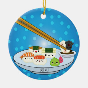 Sushi Platter DBL Ornement Divisé