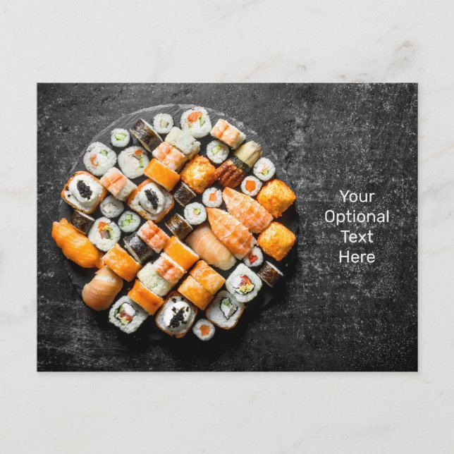 Sushi Platter Postcard (Front)