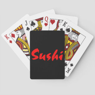 Sushi Playing Cards