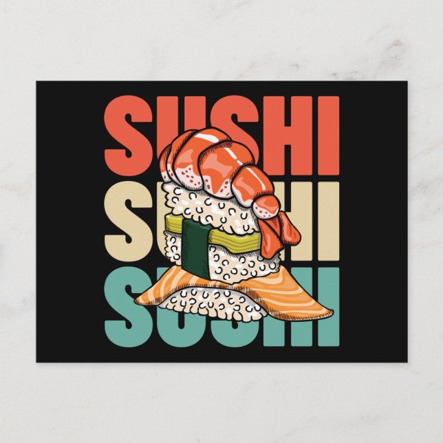 Sushi Postcard (Front)