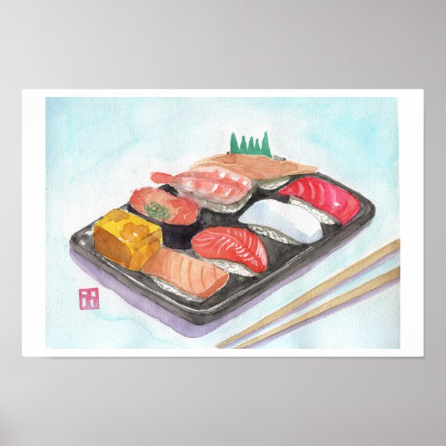 Sushi print (Front)