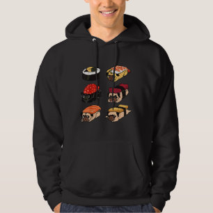 Sushi Pug Funny by Huebucket Classic T-Shirt 106 Hoodie