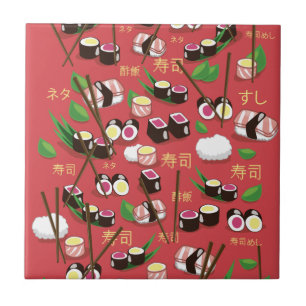 Sushi Red Tile