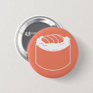 sushi roll 2 inch round button