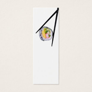 Sushi Roll & Chopsticks - Customized Template