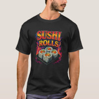 Sushi Rolls Favourite Food Funny Weird 90s Sushi