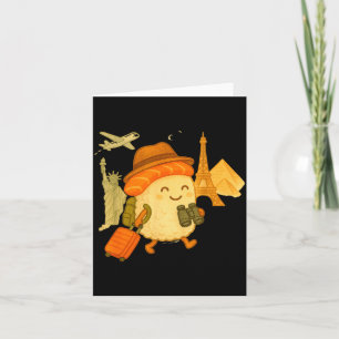 Sushi Salmon Roll Loves To Travel  Card