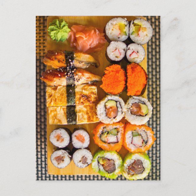 Sushi Sampler postcard (Front)