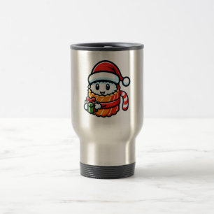 Sushi Santa - Festive Roll with Gift Travel Mug