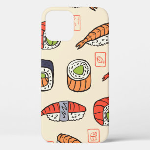 sushi seamless pattern iPhone 12 case