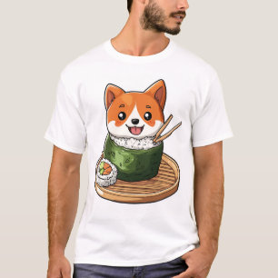 Sushi Shiba � Funny Food Dog T-Shirt