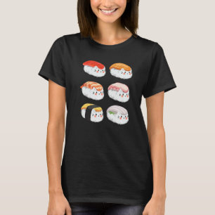 Sushi Sixpack Cats For All Cat T-Shirt