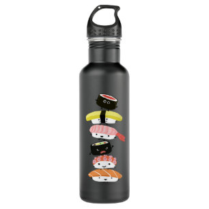 Sushi Stack - Tower of Happy Sushi Friends 710 Ml Water Bottle