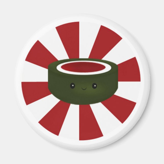 Sushi Star - Magnet blanc (Devant)