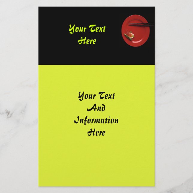 Sushi Stationery (Front)