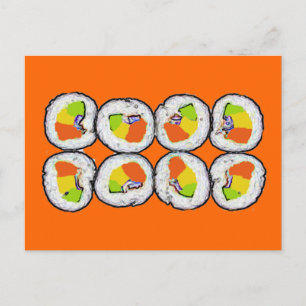 Sushi Sushi Postcard