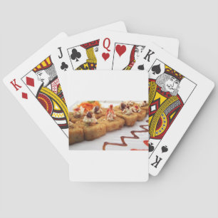 Sushi Sushi Roll Plate Japanese Food Asian Playing Cards