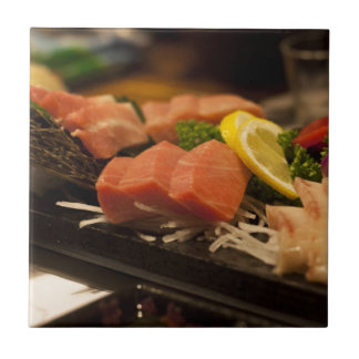 Sushi Time Tuna Tuna Party Fish Food Tile