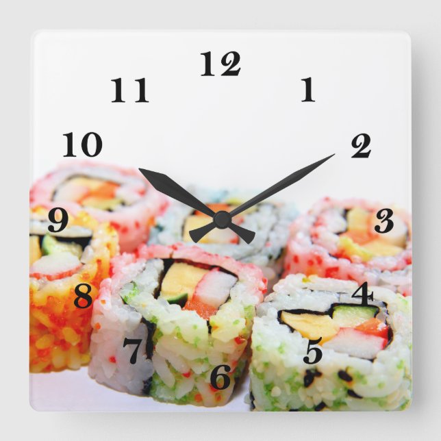 Sushi Wall Clock (Front)