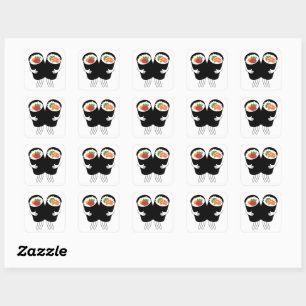Sushi Waltz Square Sticker