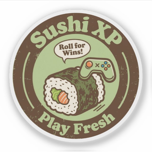 Sushi XP Play Fresh Roll For Wins Gamer (Front)