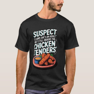 Suspect Claims She's An Adult But Orders Chicken T T-Shirt
