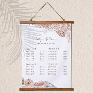 Suspendue Liste des prix rose Boho suspendu tapisserie