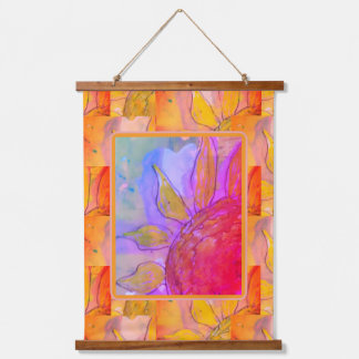 Suspendue Tapisserie - Art Tournesol Clair