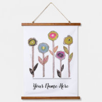Tapisserie - Cinq Fleurs Simples