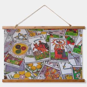 Suspendue tapisserie de cartes tarot