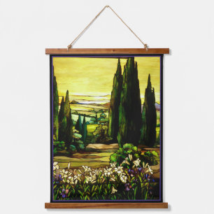 Suspendue Tapisserie de fenêtre en verre tendu Tiffany