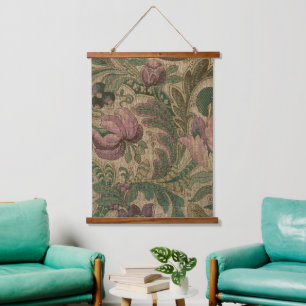 Suspendue Tapisserie florale Vintage riche Brocade Damask 19