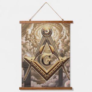 Suspendue Tapisserie Freemason