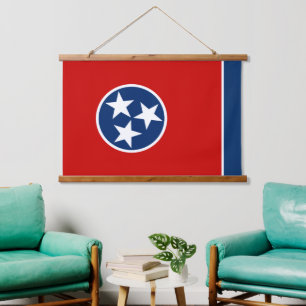Suspendue Tapisserie Patriotique Tennessee, Drapeau Tennesse