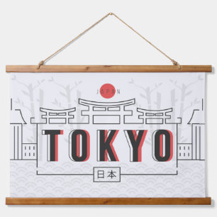 Suspendue Tokyo Japon Accrocher la tapisserie