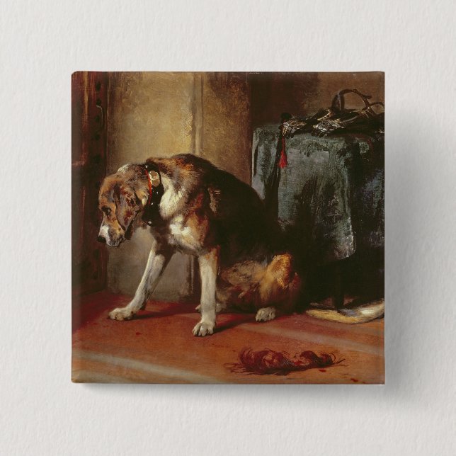 Suspense 2 Inch Square Button (Front)
